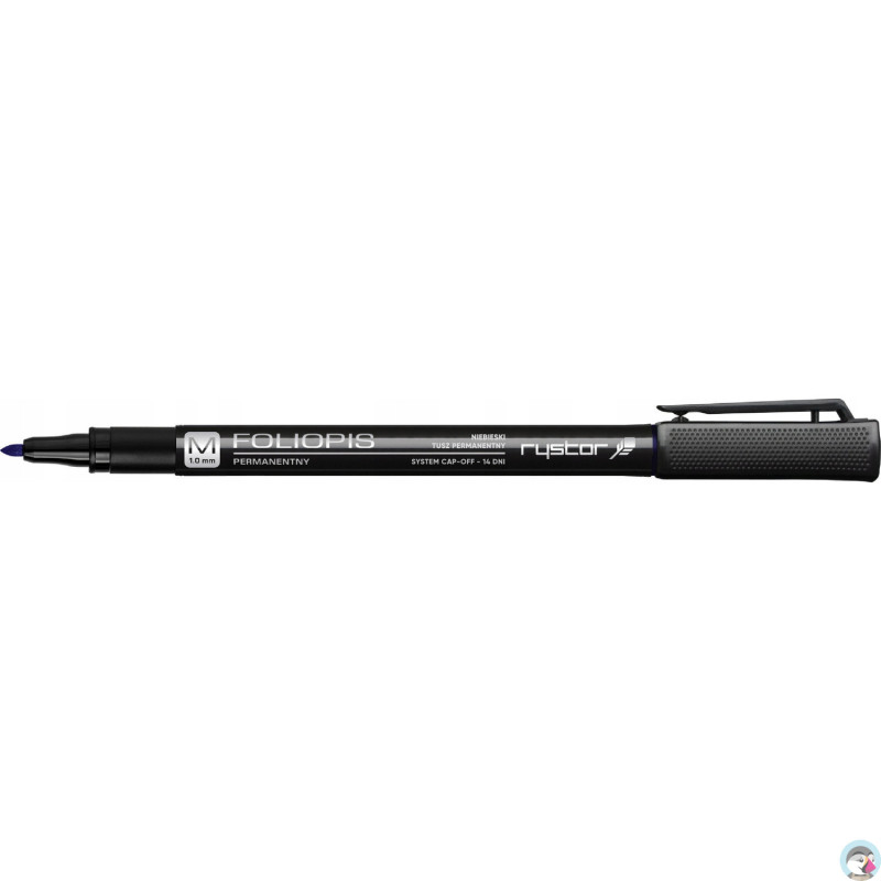 Foliopis permanentny RYSTOR 1mm FM10/C niebieski 438-002