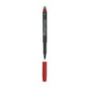 Foliopis z gumką OHP MULTIMARK F 0.6mm czerwony 151321 FABER-CASTELL