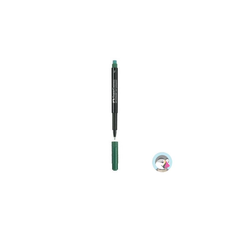 Foliopis z gumką OHP MULTIMARK F 0.6 zielony 151363 FABER-CASTELL