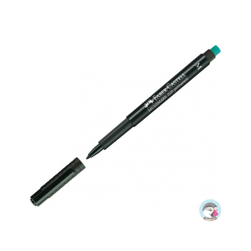 Foliopis z gumką OHP MULTIMARK M 1.0mm czarny 152599 FABER-CASTELL