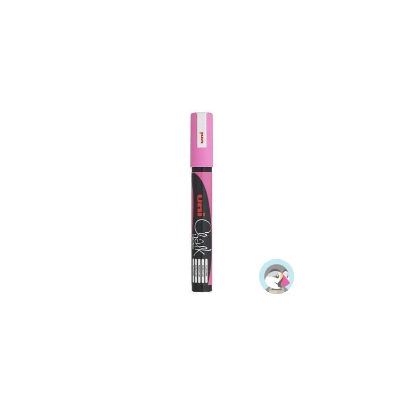 Marker kredowy UNI PWE-5M 1.8mm-2.5mm różowy UNPWE5M/DRO