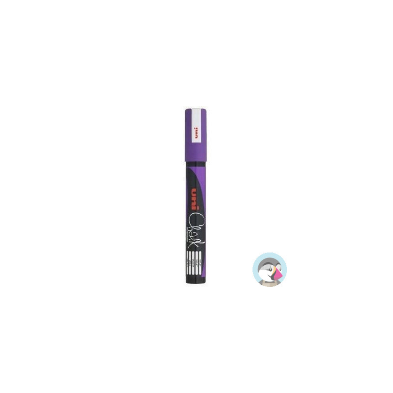 Marker kredowy UNI PWE-5M 1.8mm-2,5mm fioletowy UNPWE5M/DFI