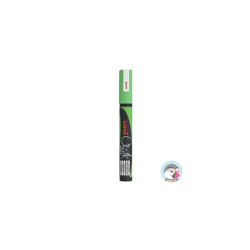 Marker kredowy UNI PWE-5M 1.8mm-2.5mm zielony UNPWE5M/DZI