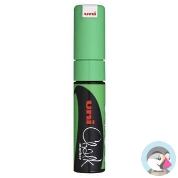 Marker kredowy PWE-8K zielony 8mm UNPWE8K/6ZI UNI