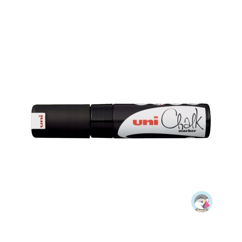 Marker z farbą kredową CHALK PWE-8K czarny UNI UNPWE8K/6CA