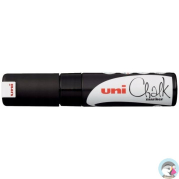 Marker z farbą kredową CHALK PWE-8K czarny UNI UNPWE8K/6CA