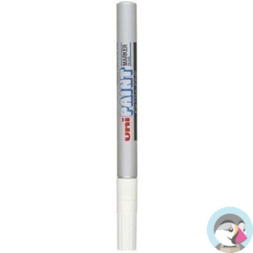 Marker olejowy UNI PX-203 srebrny UNPX203/DSR