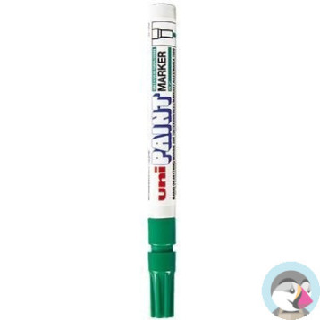 Marker olejowy UNI PX-21 zielony UNPX21/DZI