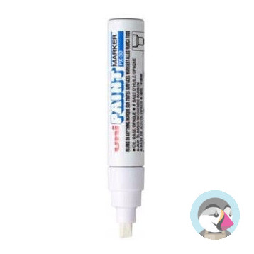 Marker olejowy UNI PX-30 biały końcówka ścięta