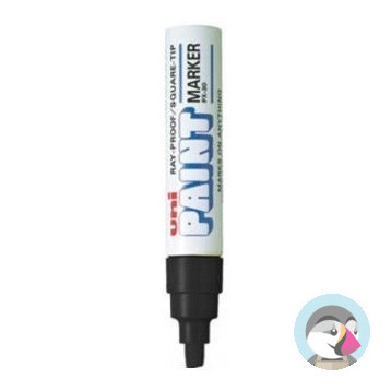 Marker olejowy UNI PX-30 czarny końcówka ścięta UNPX30/6CA