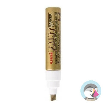 Marker olejowy UNI PX-30 złoty końcówka ścięta UNPX30/6ZL