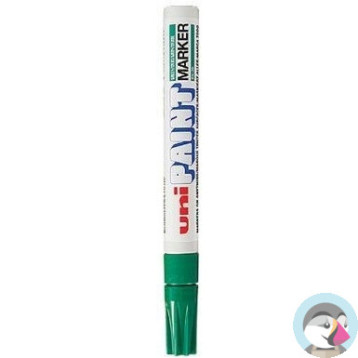 Marker olejowy UNI PX-20 zielony UNPX20/DZI
