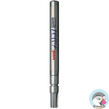 Marker olejowy UNI PX-21 srebrny