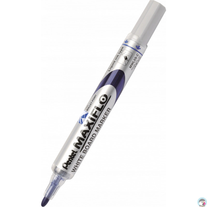 Marker suchościeralny MWL5S-C niebieski PENTEL MAXIFLO(z tłoczkiem)