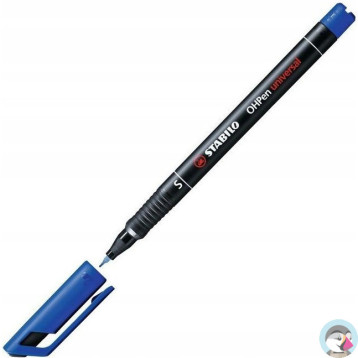 Foliopis STABILO OHPen S niezmywalny 0.4mm niebieski 841/41