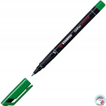 Foliopis STABILO OHPen S niezmywalny 0.4mm zielony 841/36