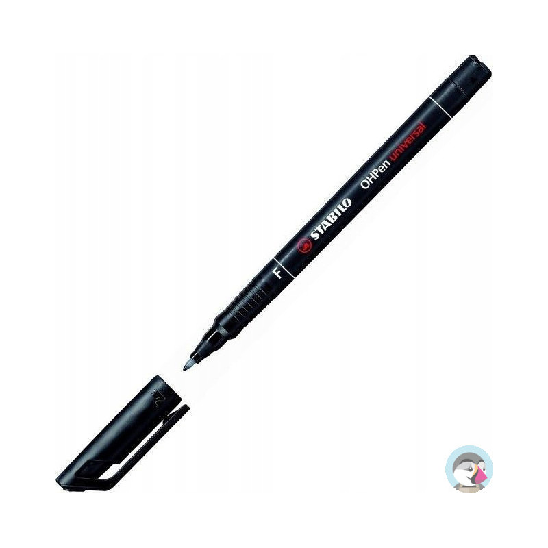 Foliopis STABILO OHPen F niezmywalny 0.7mm czarny 842/46