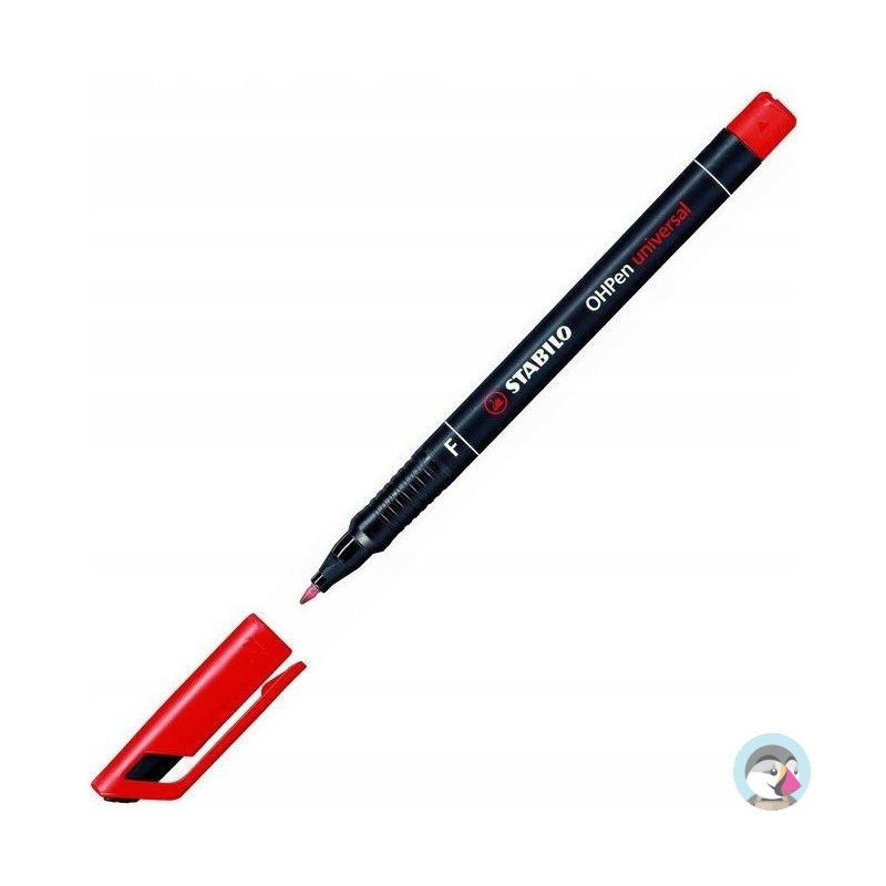 Foliopis STABILO OHPen F niezmywalny 0.7mm czerwony 842/40
