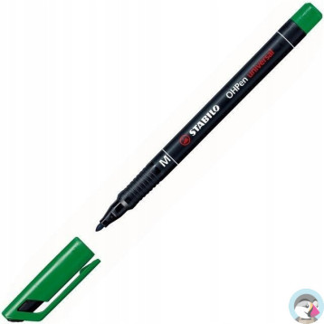 Foliopis STABILO OHPen M niezmywalny 1.0mm zielony 843/36
