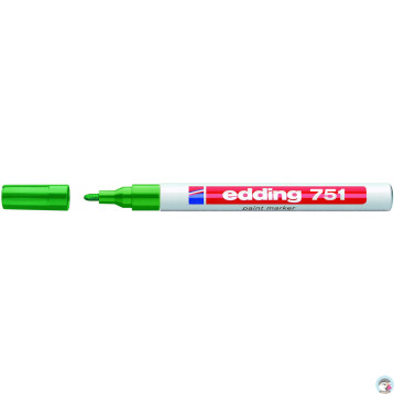 Marker lakierowy 1-2mm 751 zielony okrągła końcówka 751/004/ZI EDDING