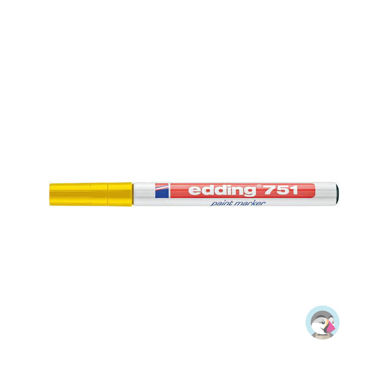 Marker lakierowy 1-2mm 751 żółty okrągła końcówka 751/005/Z EDDING