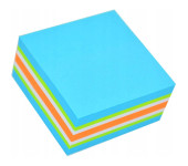Bloczek STICKN 51x51mm niebieski-mix neon i pastel 21535