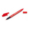 Foliopis dwustronny N75W/B czerwony PENTEL