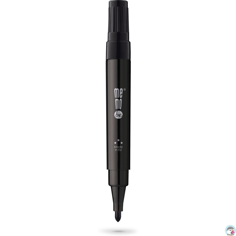 Marker permanentny M200 końcówka okrągła 3mm czarny MM200-02 MEMOBE