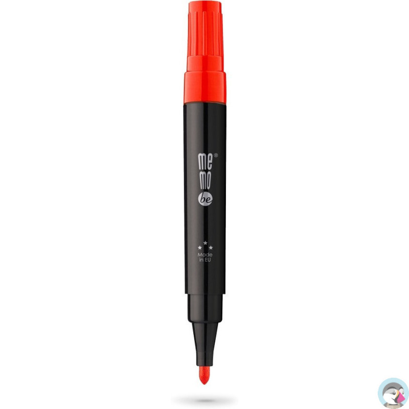 Marker permanentny M200 końcówka okrągła 3mm czerwony MM200-05 MEMOBE