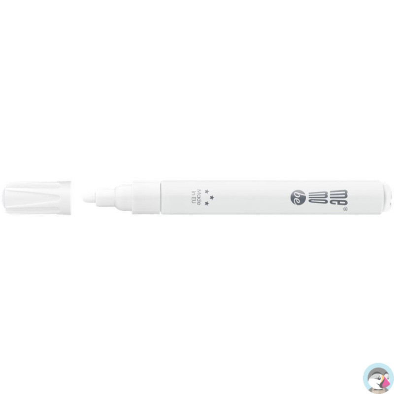 Marker olejowy MM301 końcówka okrągła 2-4mm biały MM301-00 MEMOBE