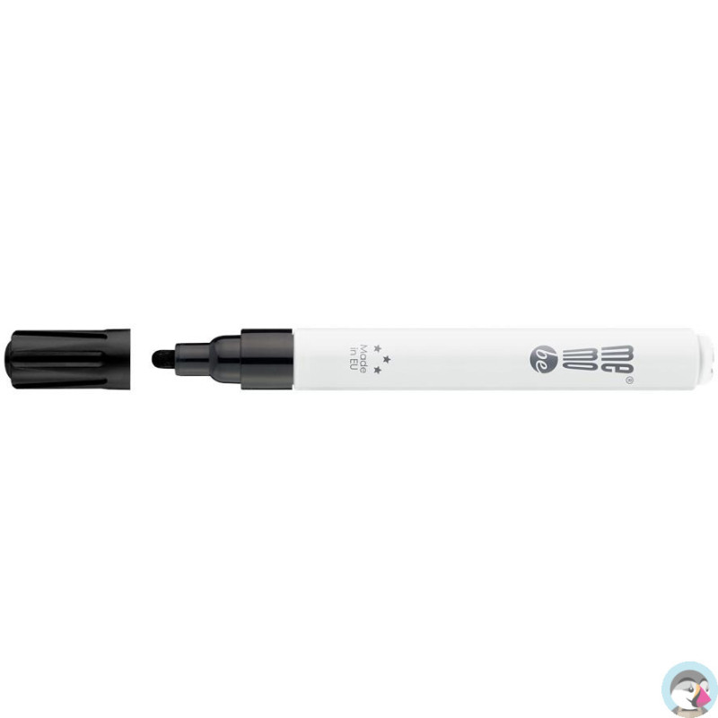 Marker olejowy MM301 końcówka okrągła 2-4mm czarny MM301-02 MEMOBE