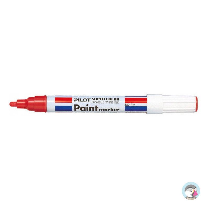 Marker olejowy PILOT grubość M czerwony PISC-PMR