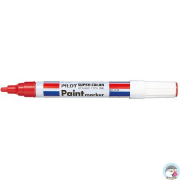 Marker olejowy PILOT grubość M czerwony PISC-PMR