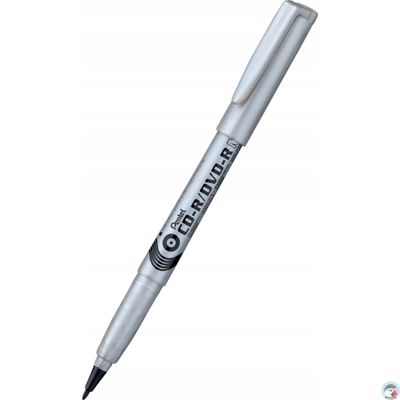 Marker do płyt CD NMS51 PENTEL czarny końcówka 0.8mm