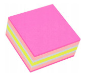 Bloczek STICKN 51x51mm różowy-mix neon i pastel 21533