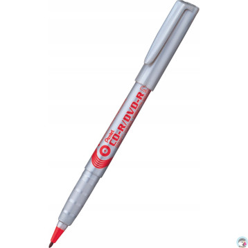 Marker do płyt CD NMS51 PENTEL czerwony końcówka 0.8mm