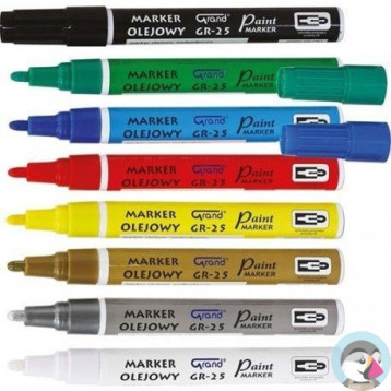 Marker olejowy GR-25 zielony GRAND