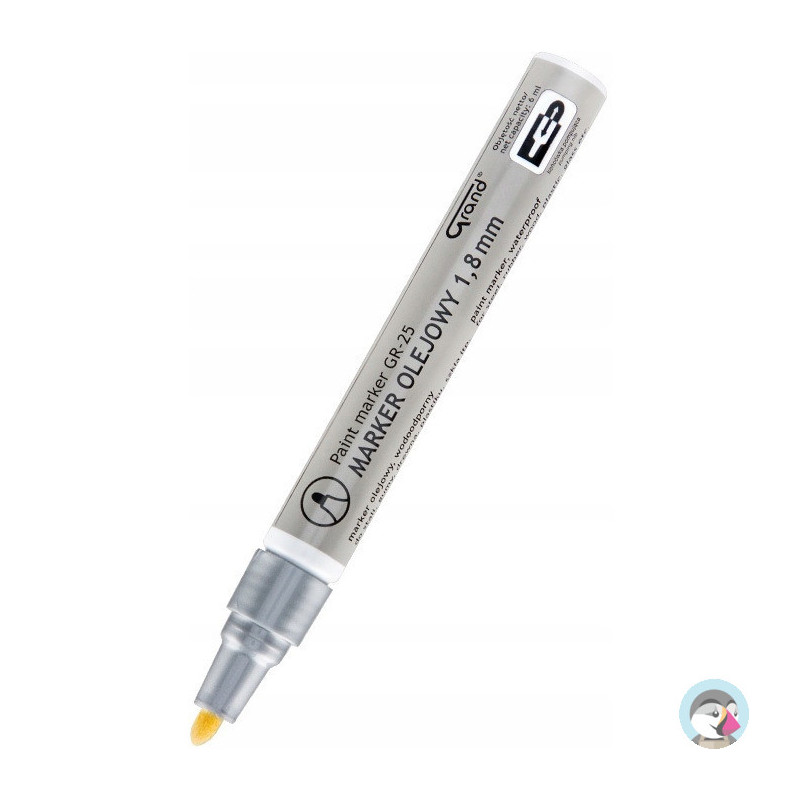 Marker olejowy GR-25 srebrny GRAND