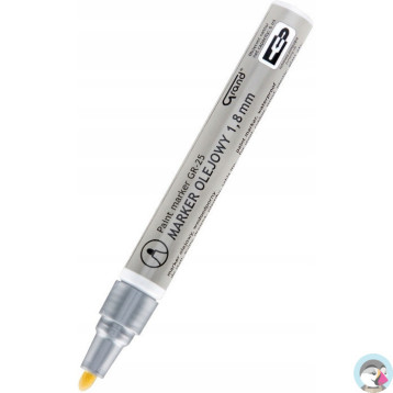 Marker olejowy GR-25 srebrny GRAND