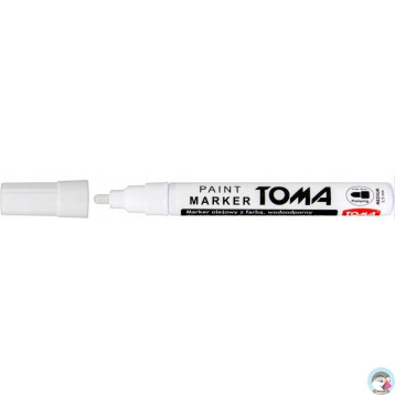 Marker olejowy TO-440 grubość 2.5mm biały TOMA
