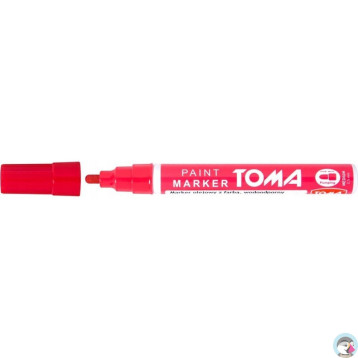 Marker olejowy TO-440 grubość 2.5mm czerwony TOMA