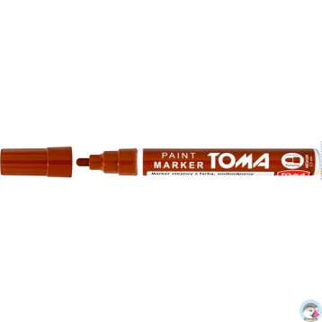 Marker olejowy grubość 2.5mm brązowy TO-440 TOMA