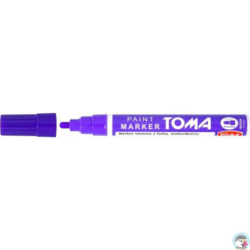 Marker olejowy grubość 2.5mm fioletowy TO-440 TOMA