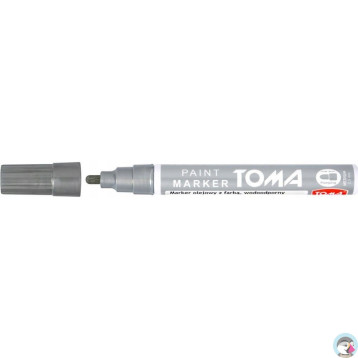 Marker olejowy grubość 2.5mm srebrny TO-440 TOMA