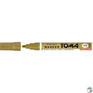 Marker olejowy TO-440 grubość 2.5mm złoty TOMA
