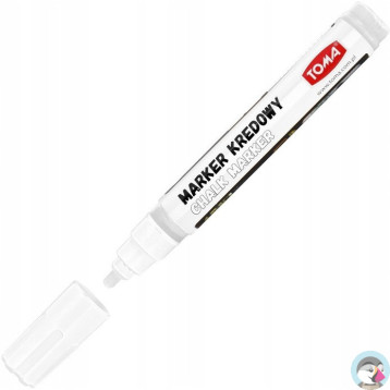 Marker kredowy końcówka 4.5mm biały TO-292 02 TOMA