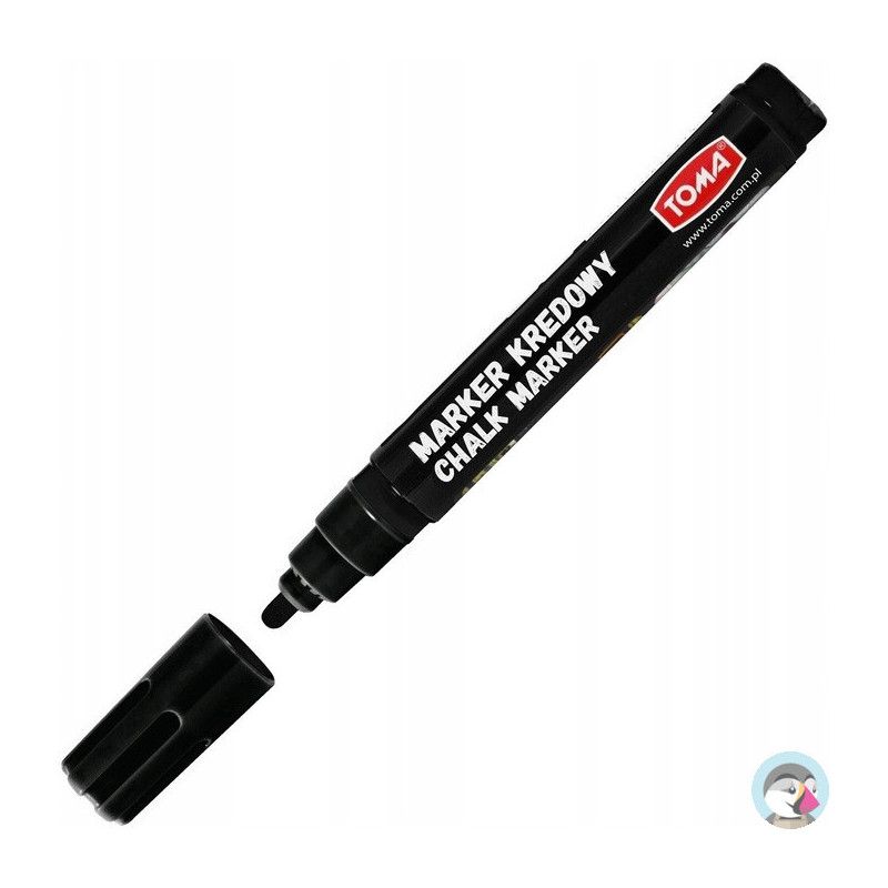 Marker kredowy końcówka 4.5mm czarny TO-292 32 TOMA