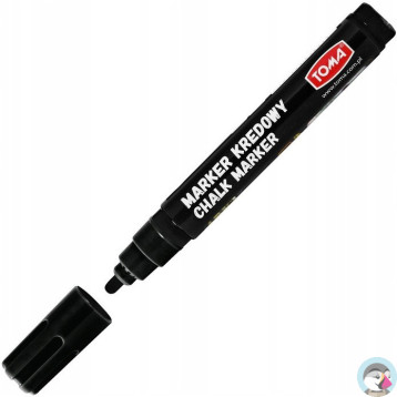 Marker kredowy końcówka 4.5mm czarny TO-292 32 TOMA
