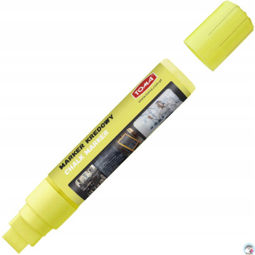 Markery kredowe końcówka 15x8mm żółte TO-290 72 TOMA