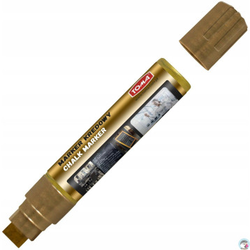 Markery kredowe końcówka 15x8mm -złoty TOMA